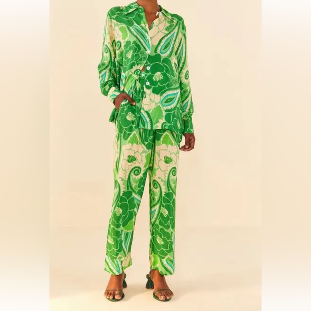 Farm Rio tropical groove pants s (mix10)